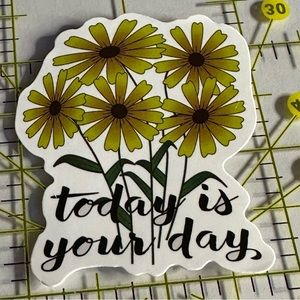 •Brand New• Flower Power Aesthetic Waterproof Sticker